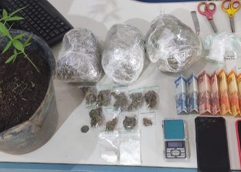 ARIQUEMES – Polícia Militar apreende mais de 1kg de drogas e prende jovem por tráfico