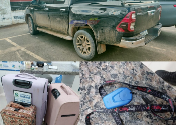 CACOAL – Polícia militar recupera camionete furtada que seria enviada para a Bolívia