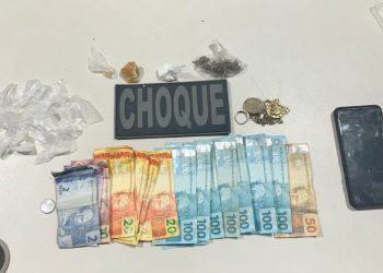 Porto Velho – Homem com drogas troca socos com a PM, acaba preso e drogas apreendidas