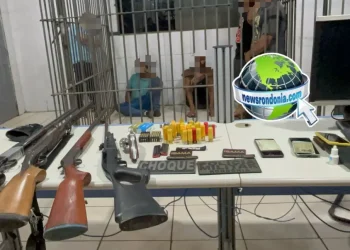 Operação conjunta resulta em apreensão de armas e quatro presos