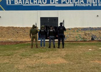 6 toneladas de drogas apreendidas em Costa Marques