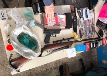 RONDÔNIA – Polícia Militar apreende drogas, armas e fios furtados em operação