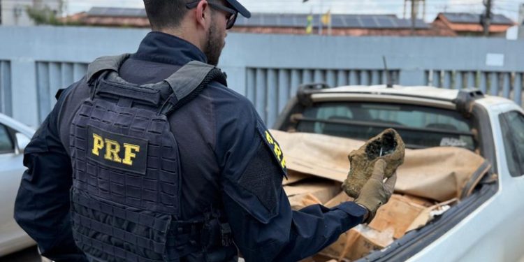RONDÔNIA – PRF apreende 1 tonelada de minério
