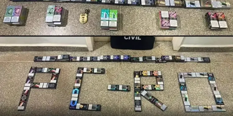 Polícia Civil realiza operação contra contrabando de vapes em Alvorada