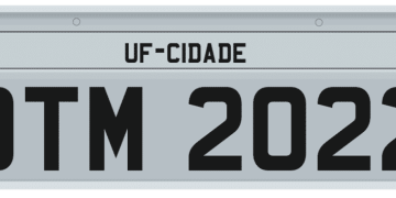 BRASIL – Placas de veículos poderão ter nome de estados e municípios novamente