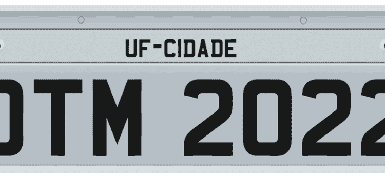 BRASIL – Placas de veículos poderão ter nome de estados e municípios novamente