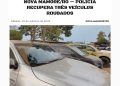 Veículos recuperados na operação Madeira-Mamoré II em Nova Mamoré.