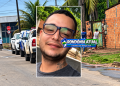 Montagem com retrato da vítima e imagens da ocorrência em Presidente Médici, divulgada pelo Rondônia Atual.